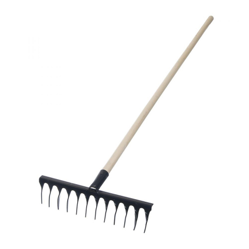 Грабли витые 14 зубьев с черенком, тов-130968 купить за 372 руб. в Новосибирске