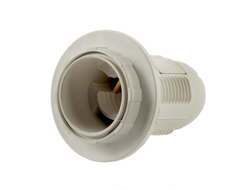 Патрон Е14-ППК пластиковый с прижимным кольцом IN HOME купить за 30 руб. в Новосибирске