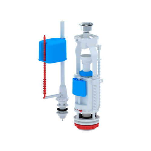 Арматура д/бачка унитаза (2 кнопки выпуска метализ., нижн.подводка), WC3550M, тов-153816 купить за 981 руб. в Новосибирске