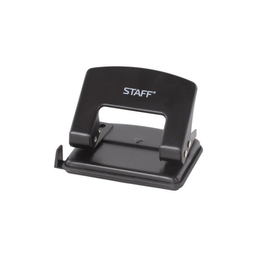 Дырокол 20л, чёрный, металл, линейка, STAFF, ГБА178 купить за 215 руб. в Новосибирске