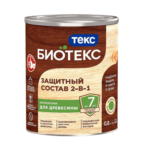 Антисептик Текс Bioteks состав 2в1 бесцветный (0,8 л), тов-161513 купить за 0 руб. в Новосибирске