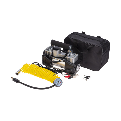 Компрессор автомобильный усиленный двухпоршневой (75л/мин, 10 АТМ) REXANT купить за 4&nbsp;713 руб. в Новосибирске