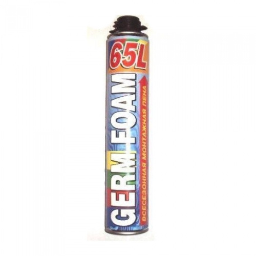 Пена монтажная ПРОФЕССИОНАЛЬНАЯ GERM FOAM  750ml 650г 618-1 купить за 0 руб. в Новосибирске