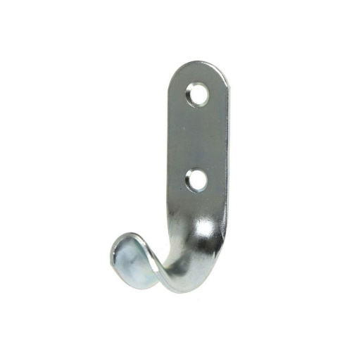 Крючок-вешалка, 70х20х2 мм, цинк (№7), тов-175771 купить за 40 руб. в Новосибирске