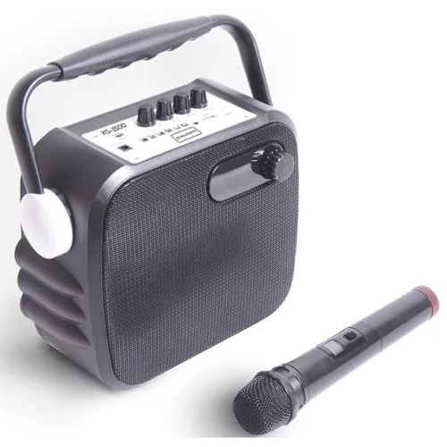 Караоке-система Atom KS-1500, 50Вт, BT (до30м), USB, microSD, AUX, беспр.микроф. купить за 0 руб. в Новосибирске