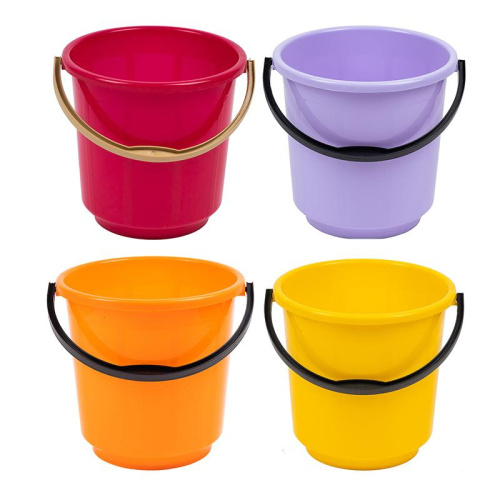 Ведро пластмассовое б/крышки 10л цвет в ассортименте Россия, 15735 купить за 0 руб. в Новосибирске