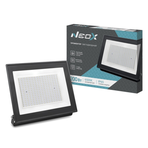 Прожектор светодиодный ДДО-8 200Вт 230В 6500К 21000Лм 105лм/Вт IP65 NEOX купить за 2&nbsp;272 руб. в Новосибирске