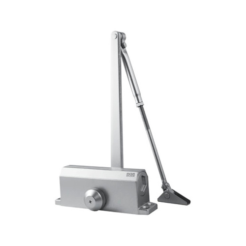 Доводчик дверной DÖRF, L-8223, 80 кг, СЕРЕБРО, L8223_silver купить за 1&nbsp;568 руб. в Новосибирске