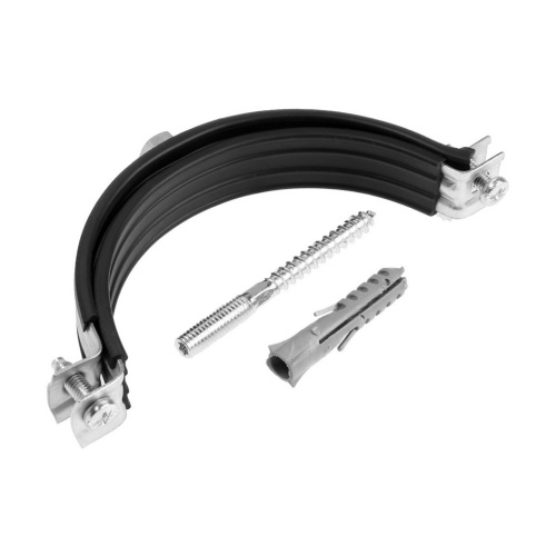 Хомут сантехнический 4" (107-115мм) со шпилькой и дюбелем, тов-064936 купить за 98 руб. в Новосибирске