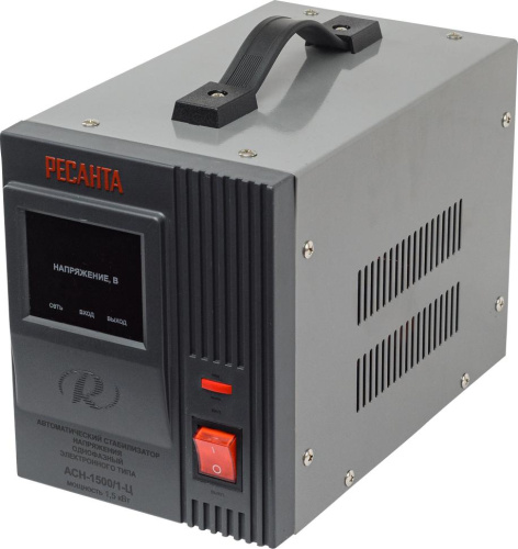 Стабилизатор напряжения АСН-1500/1-Ц Ресанта, 1.5 кВт, 63/6/3 купить за 4 290 руб. в Новосибирске