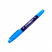 Маркер перманентный, двусторонний, 0.8 / 2.2 мм синий, OfficeSpace, ГЛА367 купить за 0 руб. в Новосибирске