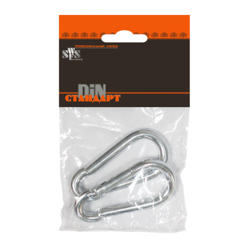 Карабин пожарный SWFS DIN5299 М10 (1 шт) пакетик, тов-111735 купить за 162 руб. в Новосибирске