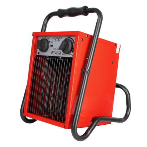 Тепловая электрическая пушка ТЭП-2000 Ресанта, 67/1/1 купить за 3 590 руб. в Новосибирске