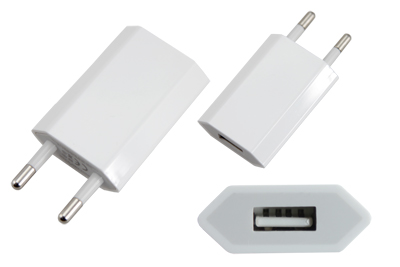 Сетевое зарядное устройство iPhone/iPod USB белое (СЗУ) (5V, 1 000 mA) REXANT купить за 345 руб. в Новосибирске