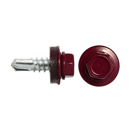 Саморез кровельный RAL-3005 ZP 4,8х35 (250 шт), тов-048438, (винно-красный) купить за 6 руб. в Новосибирске