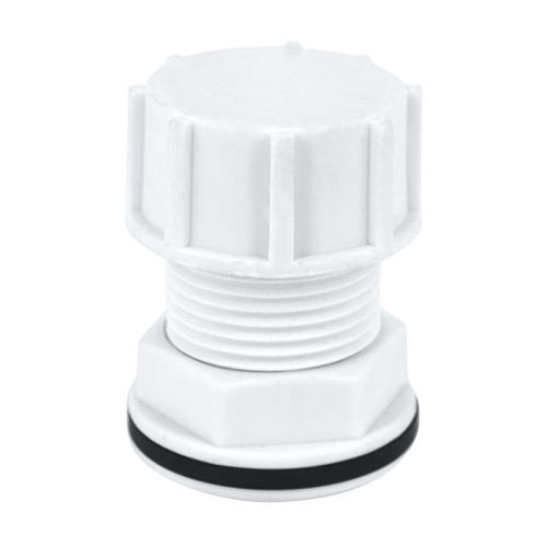 Штуцер (врезка) в бак (емкость) с прокладкой 3/4" (пластик), тов-170730 купить за 154 руб. в Новосибирске