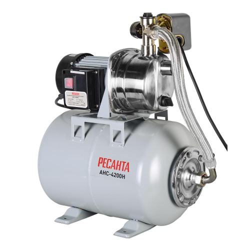 Насосная станция АНС-4200Н Ресанта, 1200Вт, 70л/мин, 24л бак, 77/1/5 купить за 16&nbsp;139 руб. в Новосибирске
