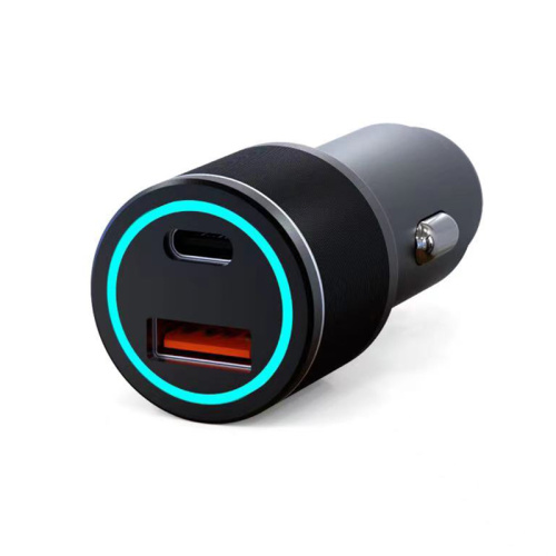 Автомобильное зарядное устройство c двумя портами (USB-C + USB-A) c LED-подсветкой, 68Вт REXANT купить за 929 руб. в Новосибирске
