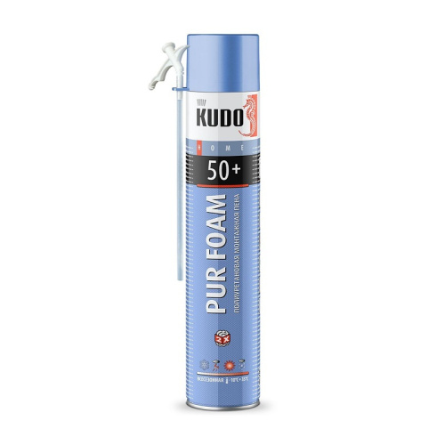 Пена полиуретановая монтажная Kudo Home 50+, бытовая, всесезонная(1 л), тов-214838 купить за 517 руб. в Новосибирске