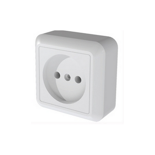 375 Розетка о/у одноместн. РА10-375 "Оптима" /88/ (с защитной крышкой) купить за 139 руб. в Новосибирске
