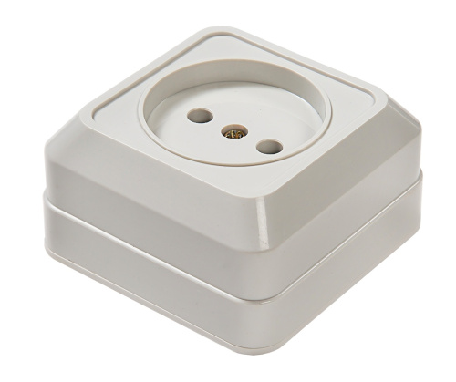 Розетка одинарная BOLLETO белая накладной 7022 IN HOME купить за 82 руб. в Новосибирске