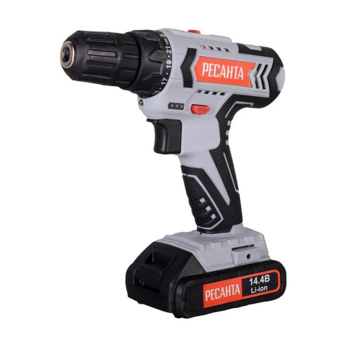 Шуруповерт аккумуляторный ДА-14-2Л Ресанта, (Li-ion, 45Нм) 2скорости, 75/14/3 купить за 3 490 руб. в Новосибирске
