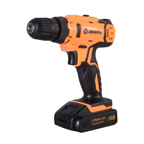 Шуруповерт аккумуляторный ДА-18Л-2 (2,0 А/ч) Вихрь, 72/14/16 купить за 2 890 руб. в Новосибирске