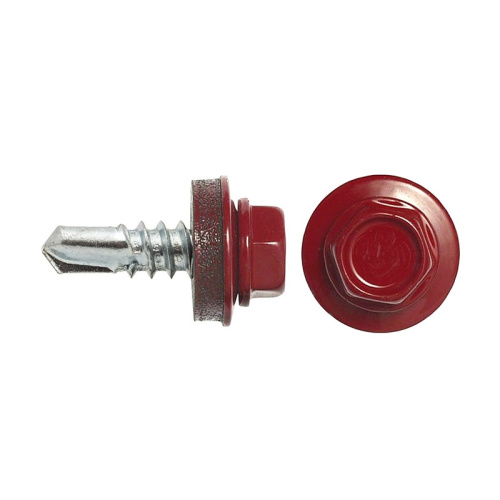 Саморез кровельный RAL-3003 ZP 4,8х51 (250 шт), тов-048475 (рубиново-красный) купить за 8 руб. в Новосибирске