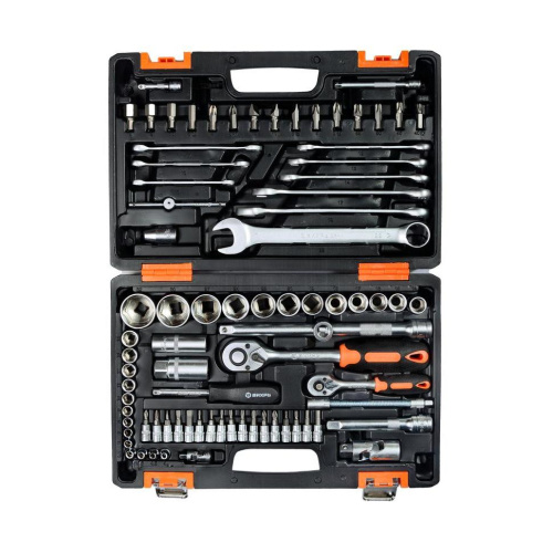 Набор инструментов АВТО, 1/2" , 1/4" , CrV, в кейсе 82 предм Вихрь, шт, 73/6/7/6 купить за 7&nbsp;490 руб. в Новосибирске