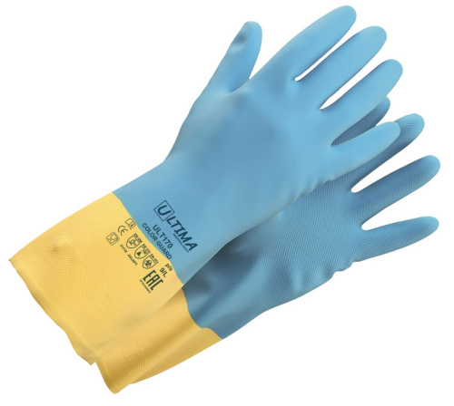 Перчатки COLOR GUARD латекс/неопрен (уп -12 пар / кор - 144 пары) (9/L), ULT170 купить за 225 руб. в Новосибирске