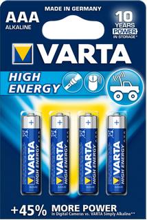 Эл-т питания LRO3  Varta 4903  BL-4 HIGH ENERGY/ LONGLIFE Power (Германия) купить за 0 руб. в Новосибирске