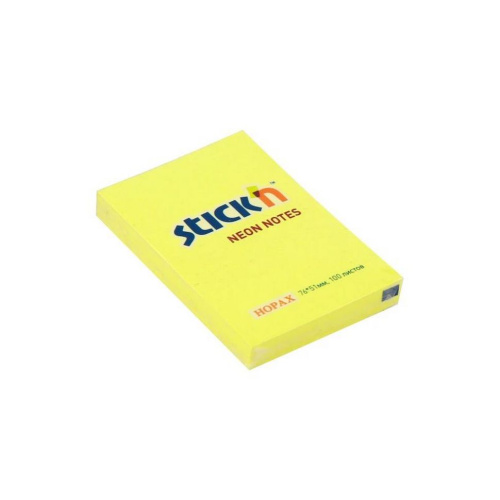 ГПГ323 Бумага д/заметок 51х76 100л неон желтая HOPAX 21132 купить за 0 руб. в Новосибирске