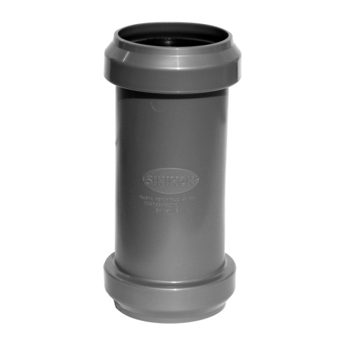 Муфта внутренняя Sinikon двухраструбная надвижная (ремонтная) d=40 мм, тов-112333 купить за 91 руб. в Новосибирске