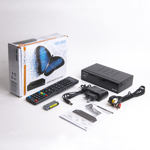 Ресивер эфирный (приставка ТВ) DVB-T2/C HD HD-350 металл, дисплей DOLBY DIGITAL, ИНТЕРНЕТ, 17350 купить за 0 руб. в Новосибирске