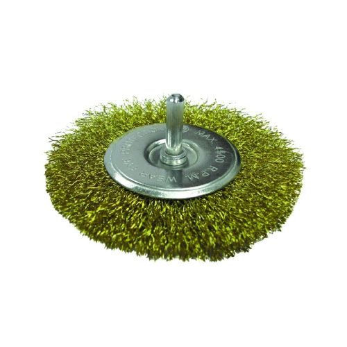 Щетка-крацовка Biber 70986 дисковая 100 мм для дрели, тов-076231 купить за 188 руб. в Новосибирске