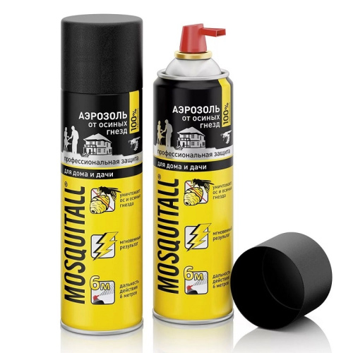 Аэрозоль Mosquitall "Профессиональная защита", от осиных гнёзд (500 мл), тов-192119 купить за 0 руб. в Новосибирске