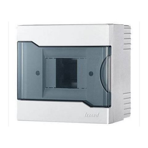 730-2000-004 Бокс с прозрачной крышкой ЩРН-П-4 для нар/уст.4-х модульных устр. купить за 426 руб. в Новосибирске