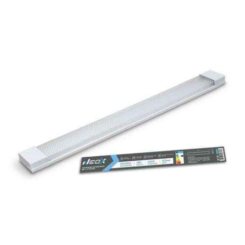 Светильник светодиодный ДПО-110 ПРИЗМА 18Вт 230В 6500К 600мм IP40 NEOX купить за 309 руб. в Новосибирске
