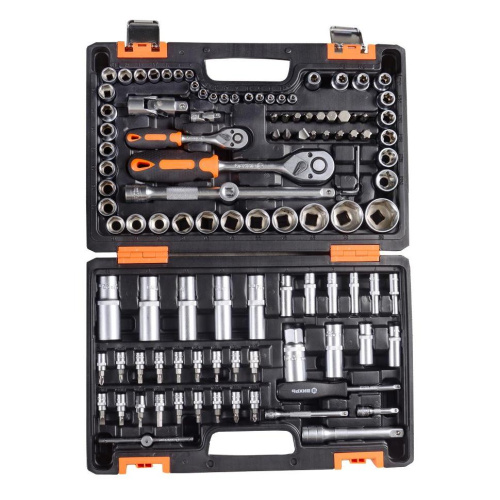 Набор инструментов , 1/2", 1/4", CrV, в кейсе 108 предм Вихрь, шт, 73/6/7/8 купить за 8 390 руб. в Новосибирске