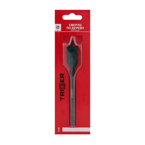 Сверло перовое Trigger 71056 с шестигр. хвостовиком витое 20 мм, тов-173546 купить за 227 руб. в Новосибирске