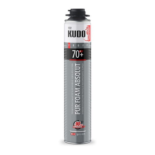 Пена полиуретановая монтажная Kudo Proff Absolut Хpress 70+ (1 л), тов-218824 купить за 784 руб. в Новосибирске