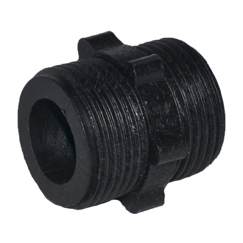 Соединитель наливных шлангов д/стиральных машин 3/4" НР пласт., тов-138439 купить за 42 руб. в Новосибирске