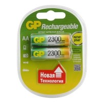 Аккумулятор GP AA  2300 mA  230AAHC BL-2  NiMH купить за 0 руб. в Новосибирске