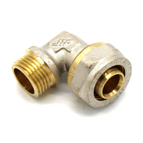 Угольник 16x1/2" НР для м/п труб, тов-025185 купить за 324 руб. в Новосибирске