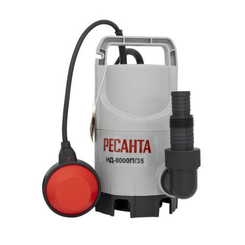 Дренажный насос НД-8000П/35 Ресанта, 77/2/1 купить за 3 290 руб. в Новосибирске