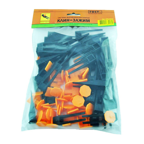 Зажим и клин СВП для плитки (40 шт.), тов-182340 купить за 0 руб. в Новосибирске