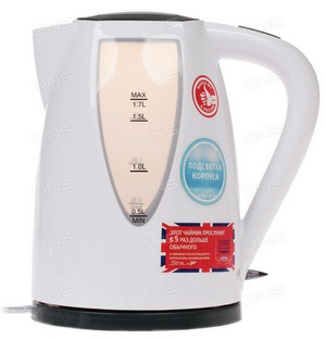 Электрочайник Vitek VT-7014 белый [пластик, 1.7 л, 2200 Вт, фильтр, дисковый нагреватель] купить за 0 руб. в Новосибирске