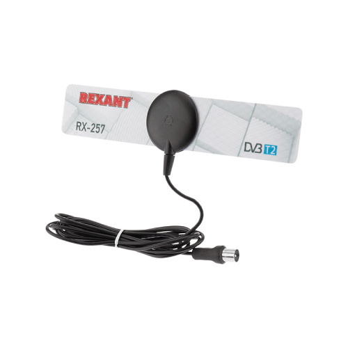 RX-257 Антенна активная комнатная для цифрового телевидения DVB-T2 REXANT купить за 1&nbsp;390 руб. в Новосибирске