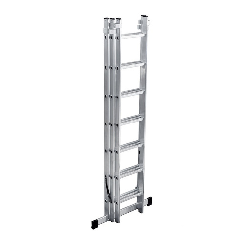 Лестница стремянка универсальная 3-х секционная 7 ступеней (3х7), БИБЕР 98207, тов-077074 купить за 11 568 руб. в Новосибирске