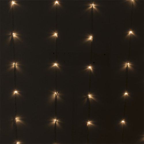 Гирлянда светодиодная «Занавес» CL-320WW, 3*2,5м, 320 LED, тепл.белый, прозр. шн. 2,5м,220в, IP20, Funray, 2601 купить за 1&nbsp;478 руб. в Новосибирске